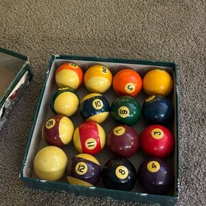 Vintage Aramith Belgian Billiard Pool Balls
